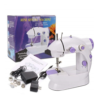 Mini Maquina Costura Portátil Elétrica + Pedal Bivolt