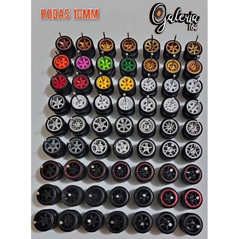 Jogo de rodas para hot Wheels, rodas 1/64 para hot Wheels pneus ...