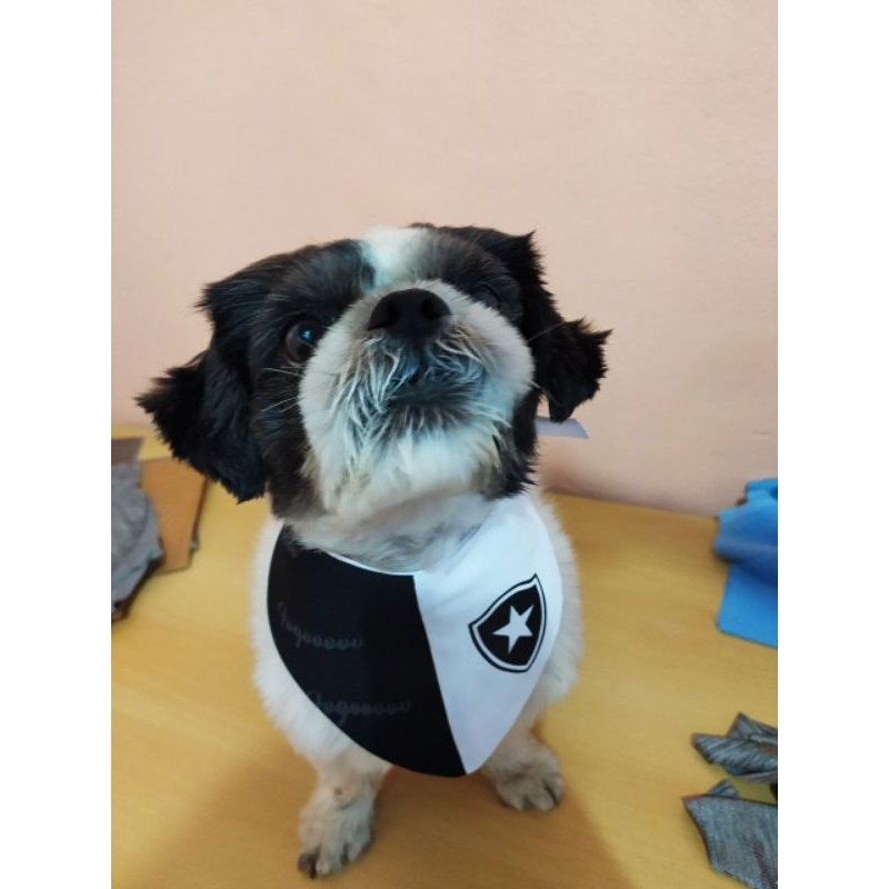 Botafogo Escudo Black Dog Bandanna - FutFanatics