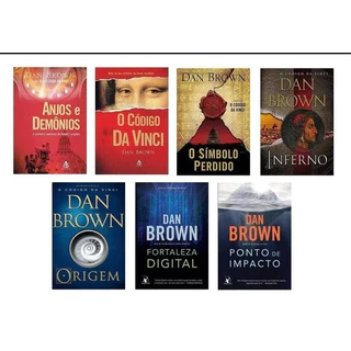 Coleção - Dan Brown - O Código Da Vinci / O Símbolo Perdido / Anjos E Demônios / Outros