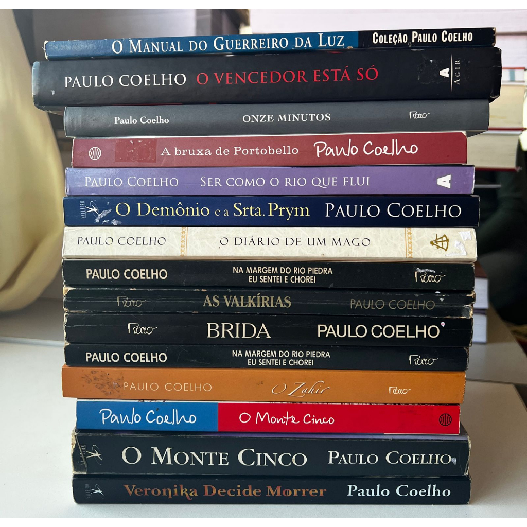 Coleção Livros Paulo Coelho (Fotos Reais dos Livros) | Shopee Brasil