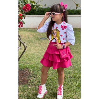 Roupa infantil menina da Barbie moda Blogueirinha - Blogueirinha