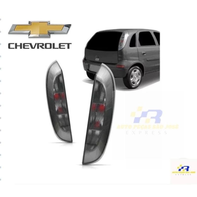 Farol/ Lanterna Traseira Corsa Hatch Maxx Joy 03 12 Fume