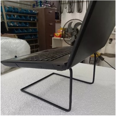 Suporte Apoio Base Para Computador Notebook Fabricado em ferro 7mm preto