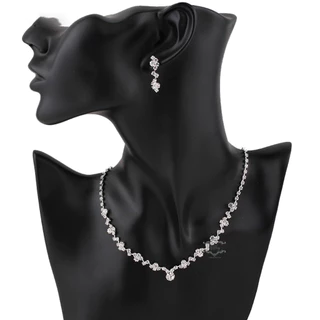 Conjunto Colar e Brincos Noiva Casamento Madrinha Festa C36