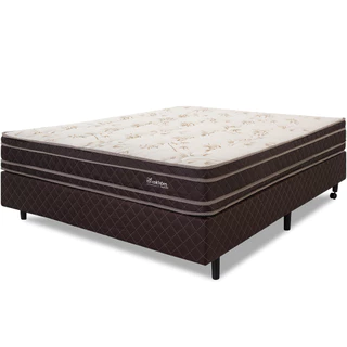 Cama Box Colchão Casal 100% Espuma Dupla Face Antialérgico 138x188x56cm BF Colchões