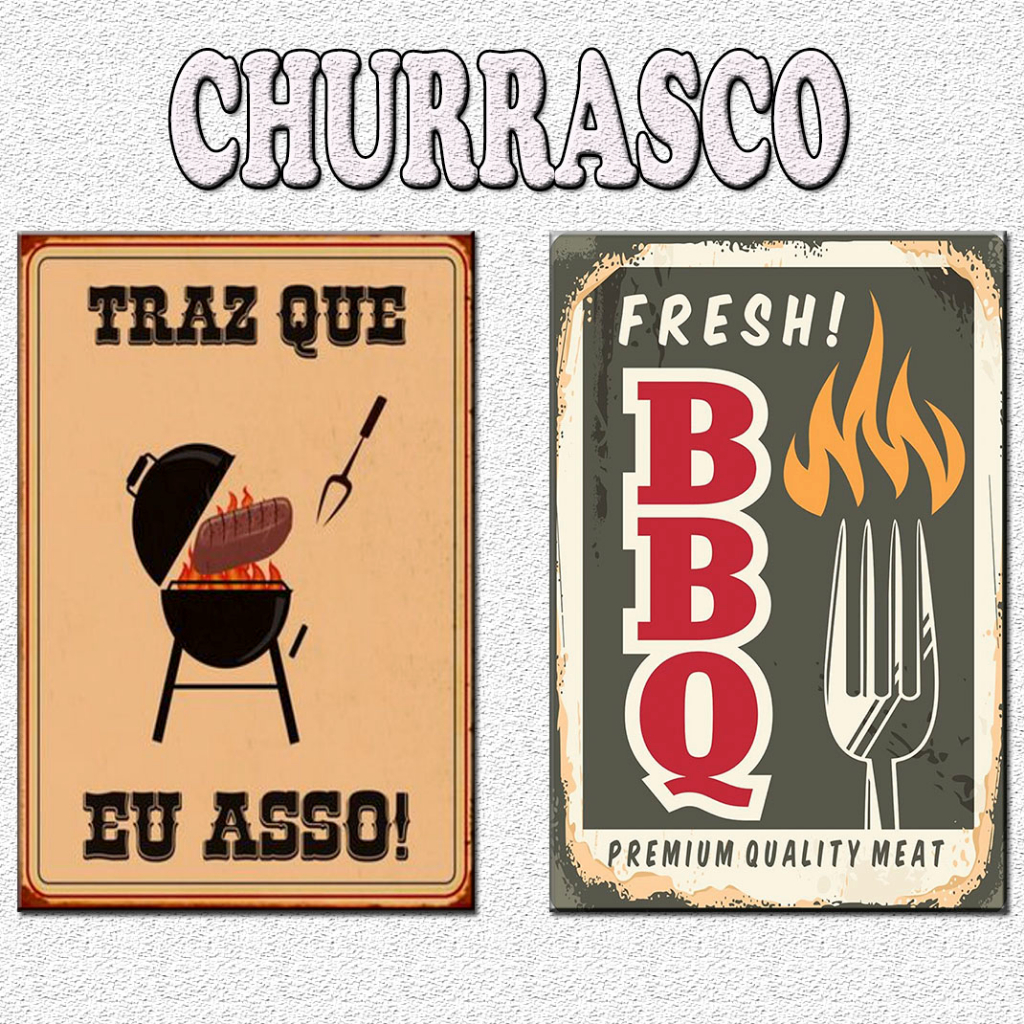 Placas Decorativas Área De Churrasco Boteco Buteco Frases engraçadas ...