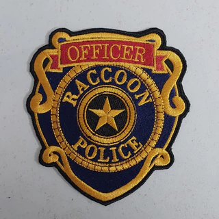 Novo Raccoon Police Resident Evil bordado patch jogo
