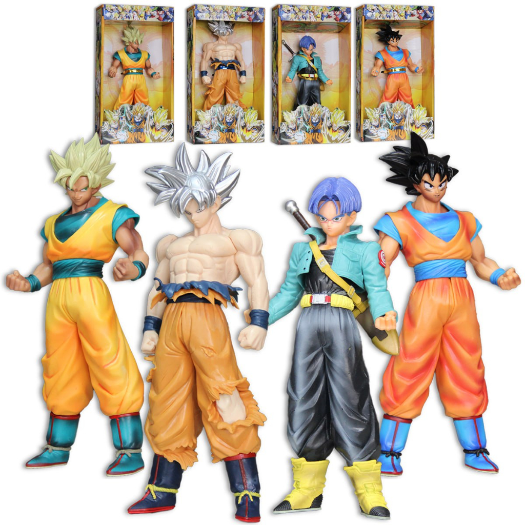 Dragon Ball Z Figuras Anime, Figurinha de Ação Trunks do Futuro, Super  Saiyan PVC Estátua, Modelo Colecionável, Brinquedos de Decoração, Presente