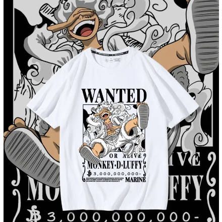 Camiseta Anime One Piece Luffy Recompensa Wanted 2 Novo!