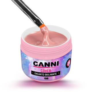 Gel CANNI Led/Uv Hard Autonivelante Control 15g CLEAR Efeito Lupa