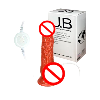 Pênis Prótese Com Vibro e Ventosa Função Vai e Vem E Balançar YJ-01