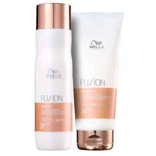 Kit Wella Fusion Shampoo 250ml + Condicionador 200ml