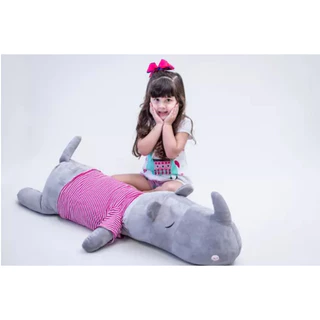 Almofada Travesseiro De Corpo Pelúcia Gigante Dormir Brinquedo 1,05m