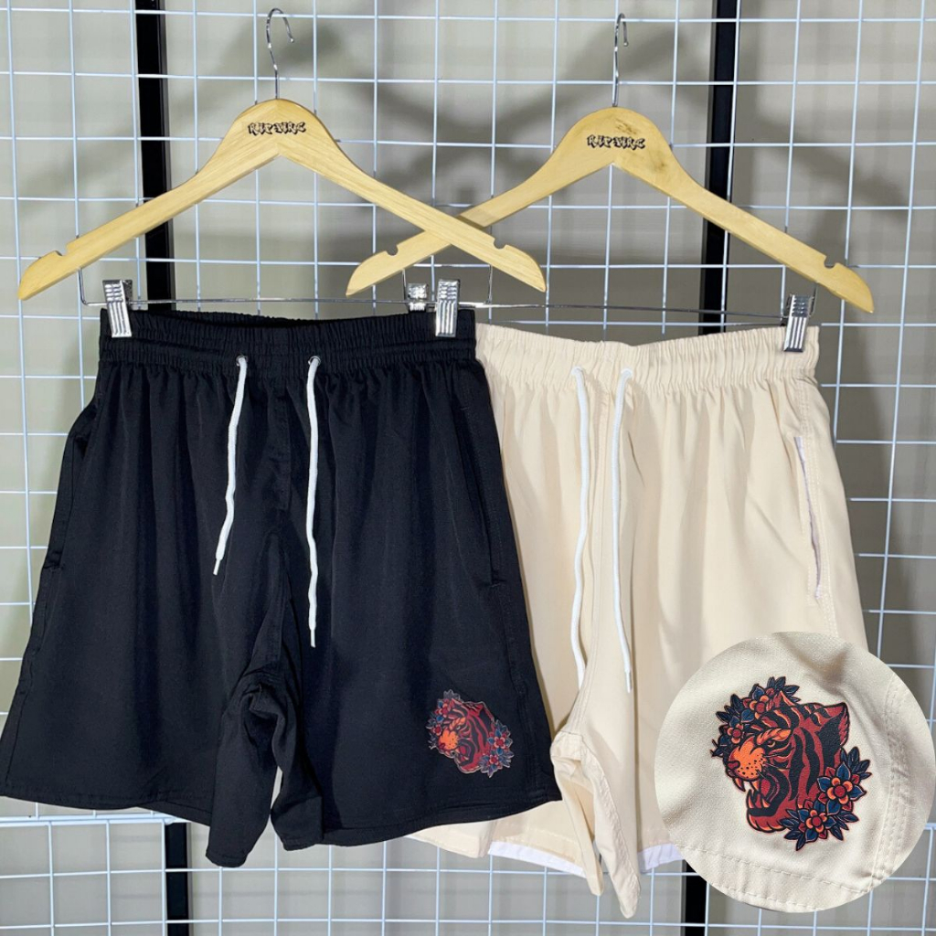 Bermuda Masculina Old School Tiger Skate sk8 Tac Tel com Elastano