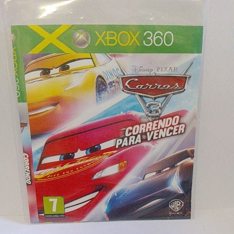X-box 360 - Carros 3 Correndo Para Vencer (l.t. 3.0)