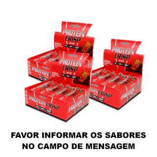 Kit com 3 caixas de Protein Crisp - IntegralMedica