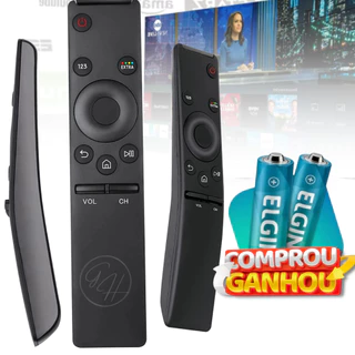 Controle Remoto Smart Tv 4k Compatível Com Samsung C/ Pilhas