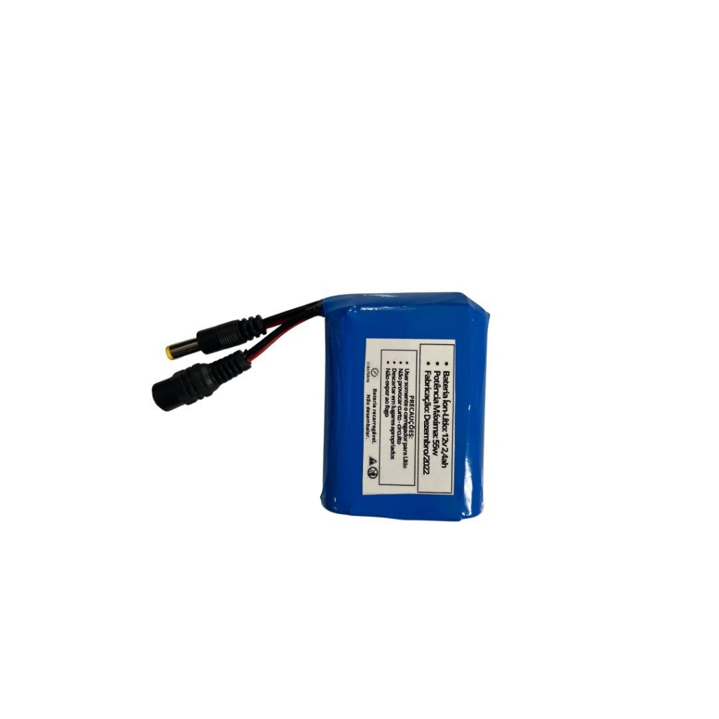 Bateria Litio Para Fita De Led 12v 2,2ah