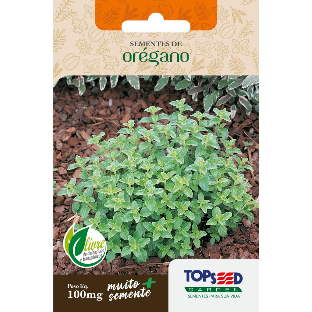 Sementes de Orégano - Topseed Linha Tradicional | Shopee Brasil