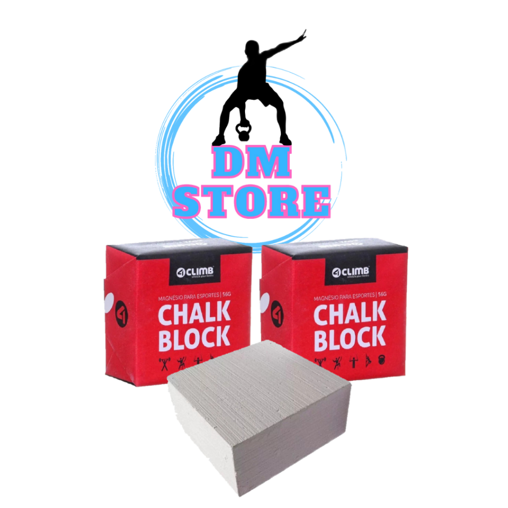 Chalk Block 56g Carbonato Magnésio Para Crossfit Pole Dance