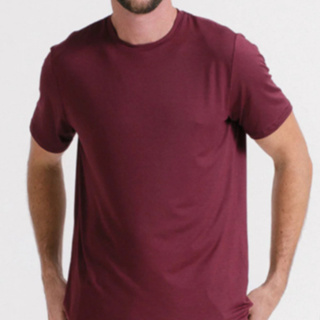 Camiseta Masculina Dry Essential Mescla Alpha CO - Bordô
