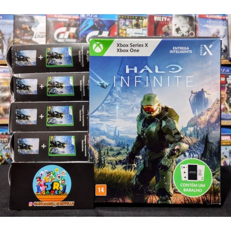 Hallo Infinite Edição Exclusiva com Baralho Xbox One/Xbox Series X Lacrado Mídia Física - Envio Rápido