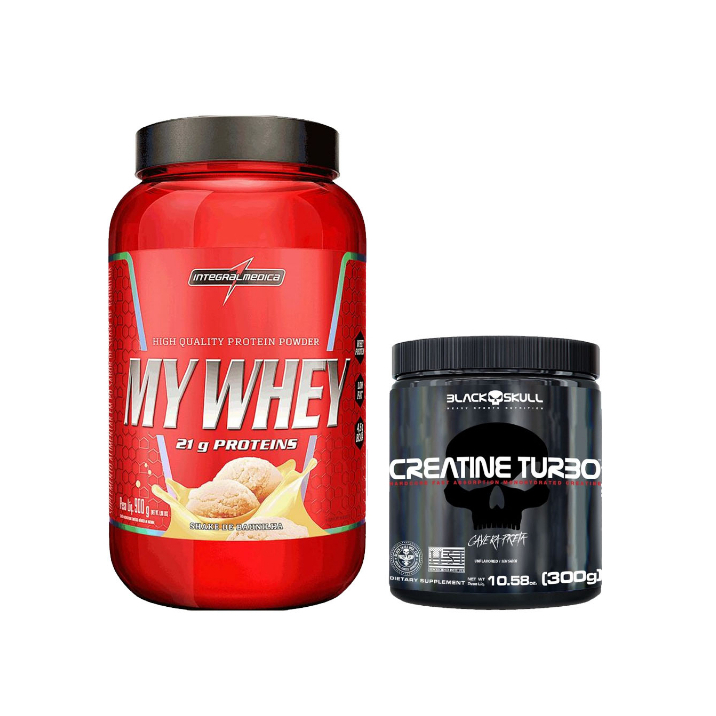 My Whey Protein 900g + Creatina Turbo 300g