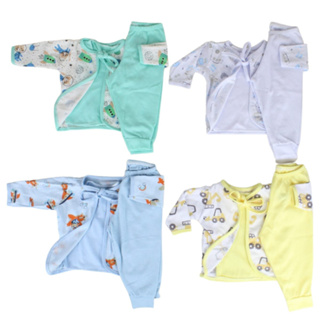 Roupa De Bebe Kit 4 Conjunto Pagão Mijão Menino Recém Nascido + Brinde em Oferta na Shopee