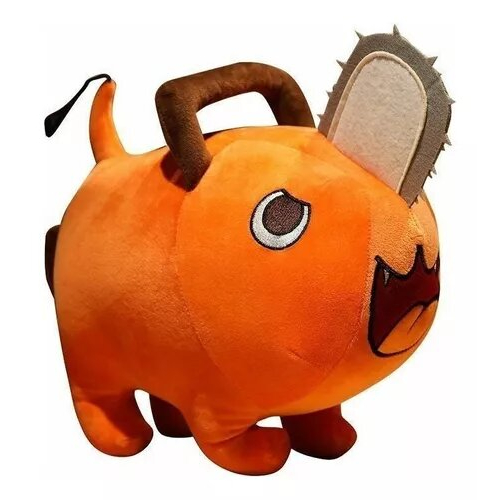 Pelúcia pochita motosserra anime antialérgico com 35 cm