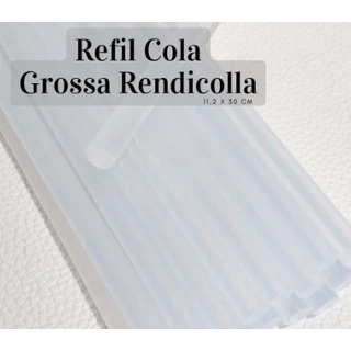 Cola Quente Bastão Grosso Transparente Rendicolla 11,2 x 30 (5 unidades) GROSSA - para Artesanato