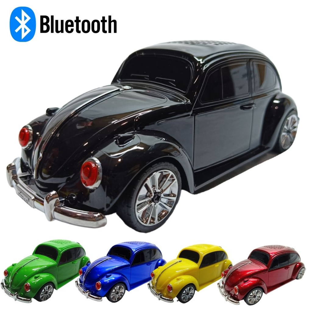 caixa de som fusca carro portatil Bluetooth usb pen drive
