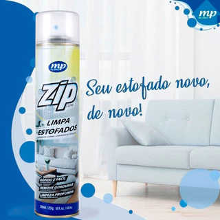 LIMPADOR A SECO de ESTOFADOS, CARPET E TETO ZIP Mundial Prime 300ml - TODOS OS TIPOS DE ESTOFADOS