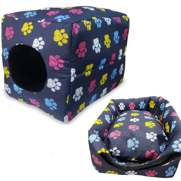 Cama E Toca Iglu Pet P Para Cães E Gatos 2 Em 1 Pinscher Yorkshire Iglu