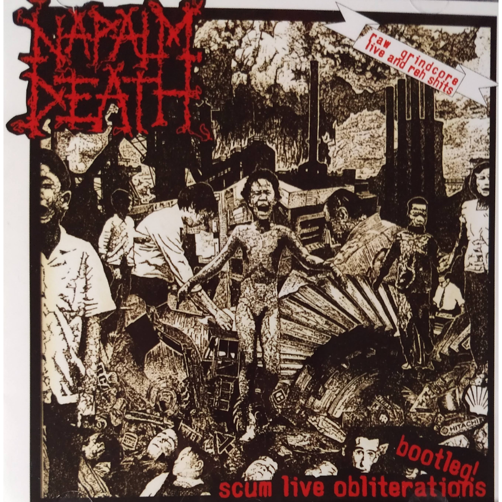 洋楽 S.C.U.M. LIFE G-RAP NAPALM DEATH - SCUM LIVE OBLITERATIONS BOOTLEG! (GRINDCORE) CD