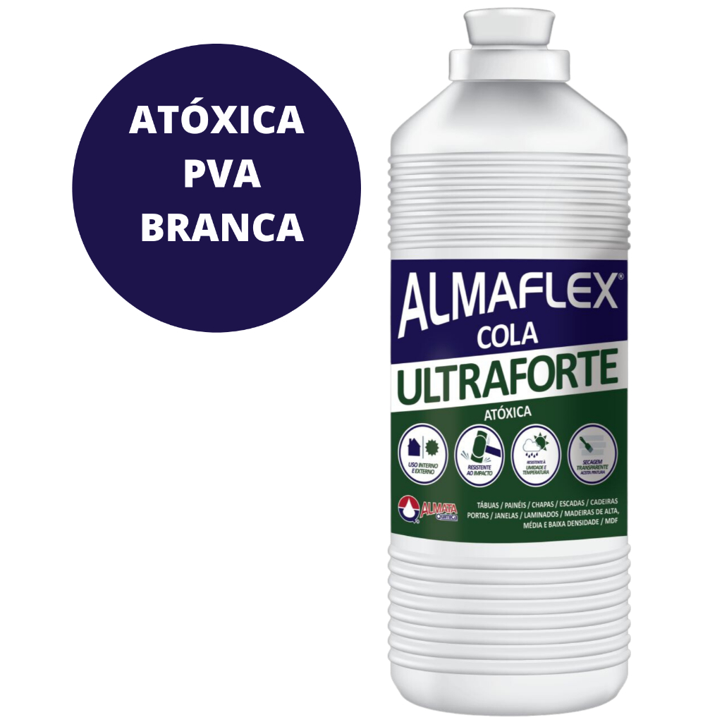 Cola Adesivo para Madeira Ultra Forte 993 Almaflex Resistente a Umidade ...
