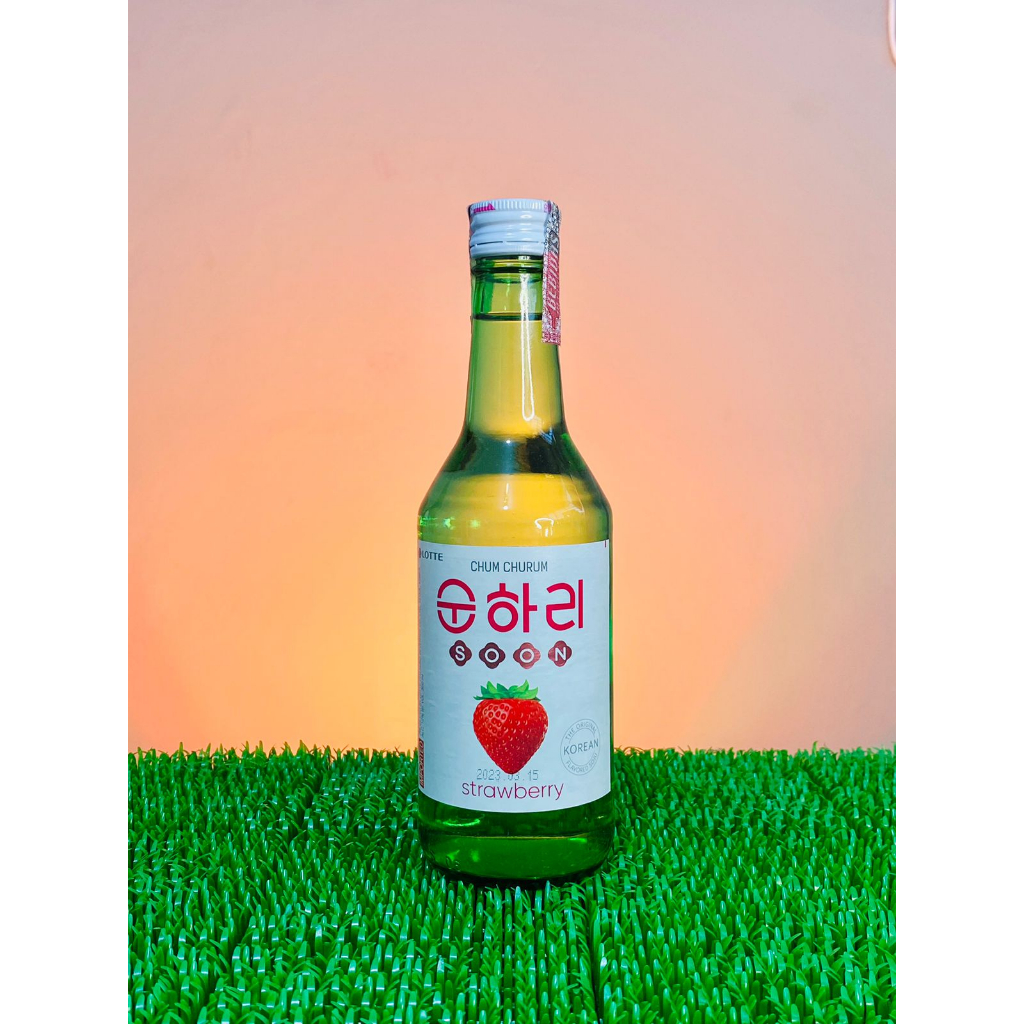 Coreano Soju Chamisul Morango Morango 350ml