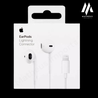 Fone de Ouvido iPhone EarPods Lightning Apple Original