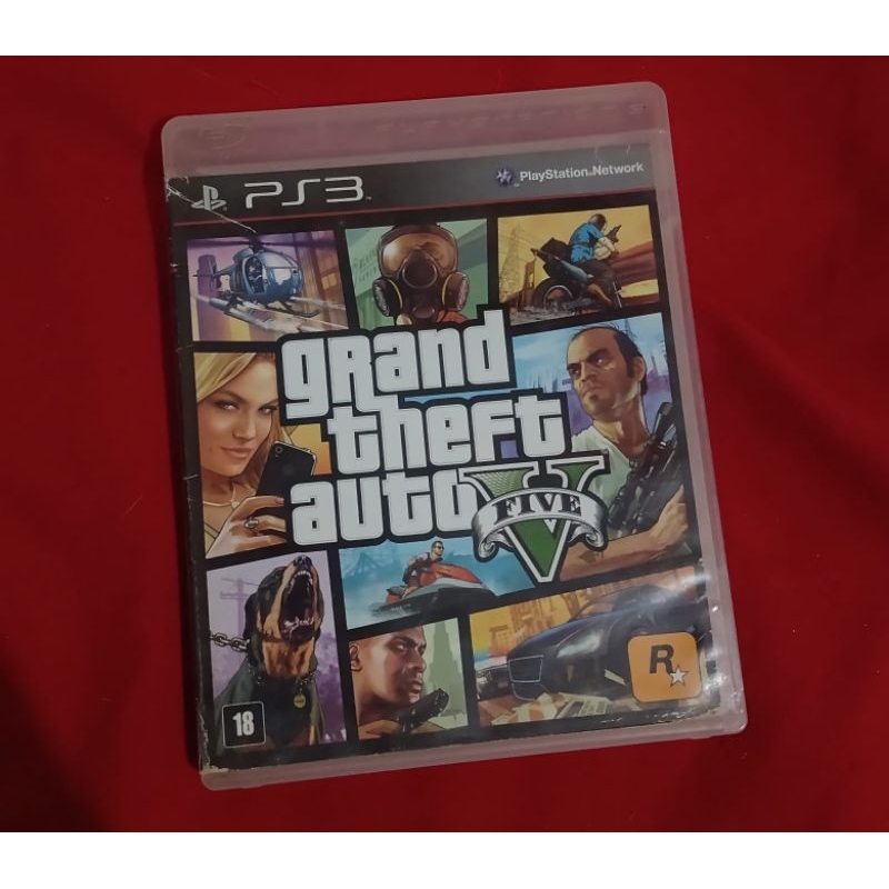 GTA V PS3 mídia física Shopee Brasil