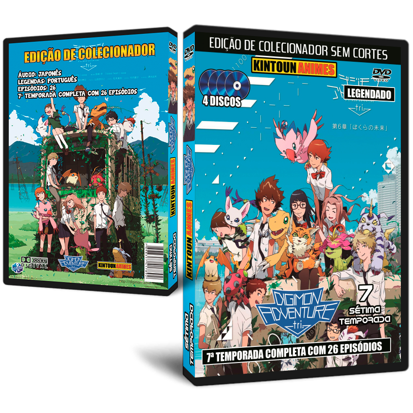 Digimon 7ª Temporada (Tri) Completa em DVD