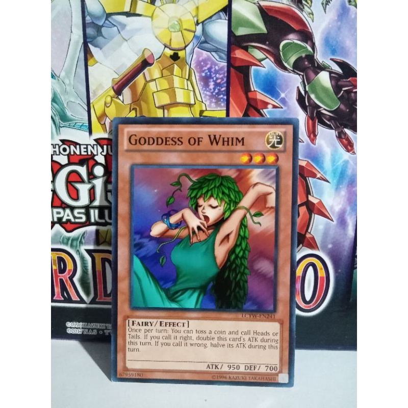yu-gi-oh goddess Of whim comum | Shopee Brasil