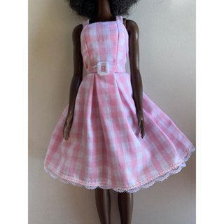 Boneca Articulada - Barbie Filme - Vestido Xadrez Rosa - Mattel