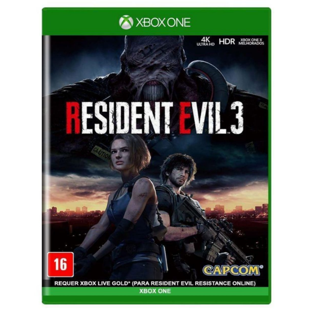 Resident Evil 3 Remake - Xbox One Mídia Física Lacrado