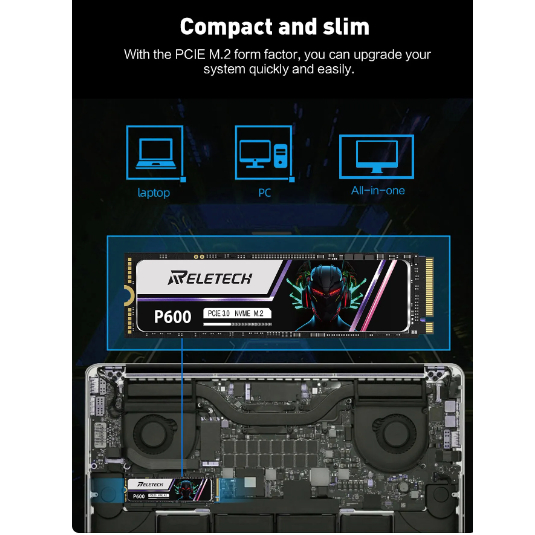 SSD Reletech P600 M.2 NVMe 2280 PCIe 1TB