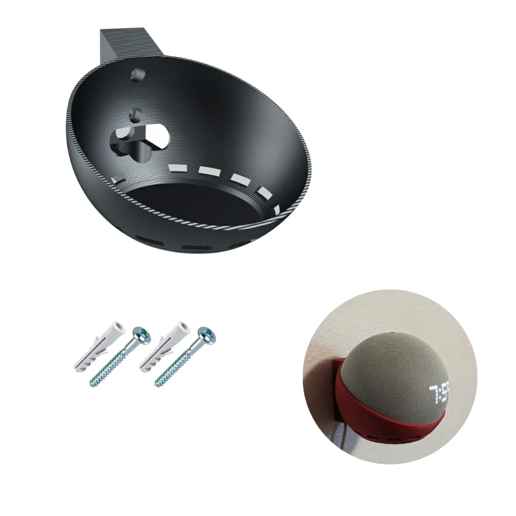 Suporte Alexa Echo Dot 4 e 5 Stand Parede Amazon