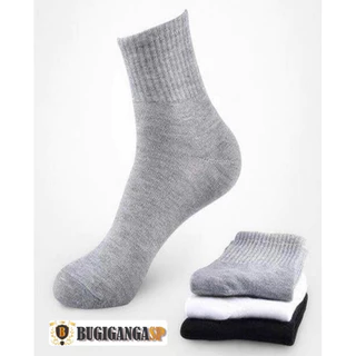 Kit com 12 Pares Meia Adulto Masculina Esportiva Cano Alto Algodão