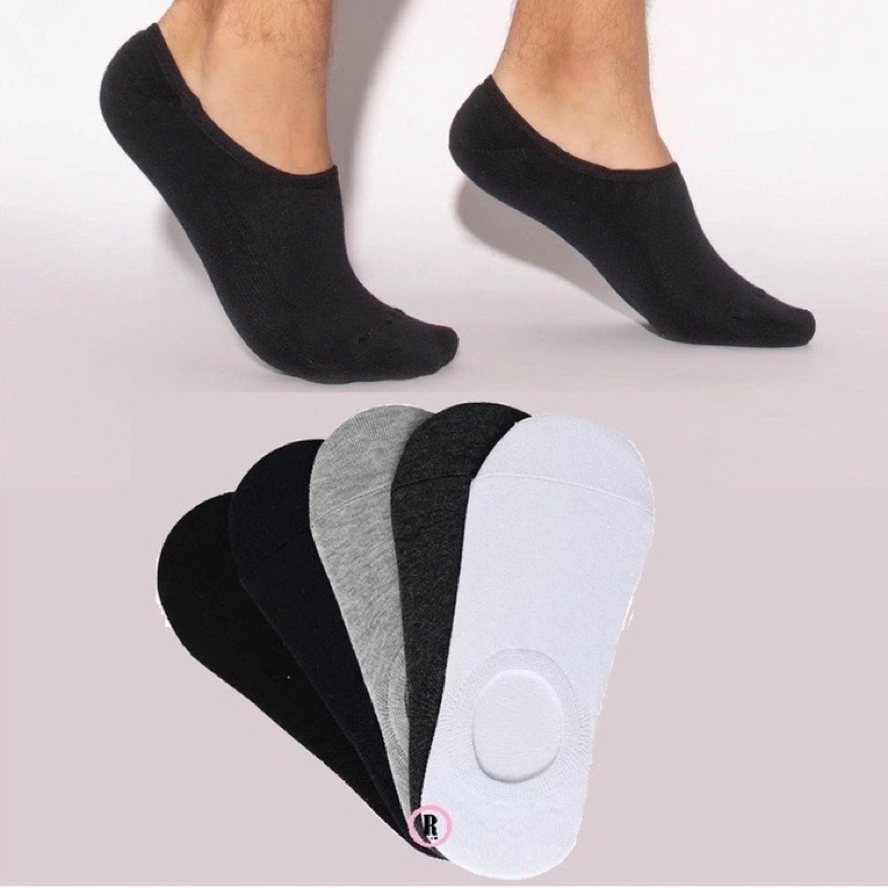 Kit 3 pares de Meias Soquete Invisível Sapatilha Unissex