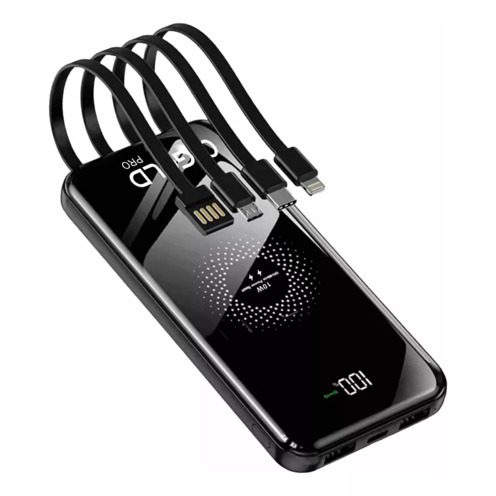 Power bank 1000 mah sem fio com led ka-977 - Kapbom