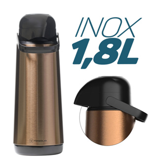 Garrafa Térmica Café Quente 1,8 Litros Aço Inox Cobre Termolar