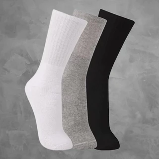Kit 12 Pares Meias Cano Alto Esportivas Algodão Masculina Conforto e Qualidade